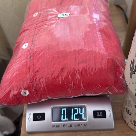 Xierna Kendall Red Cotton Gauze Midi Dress - Picture 9 of 9